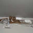 Autumn Alley Farmhouse Toilet Paper Holder, Towel Ring for Bathroom, Farmhouse Towel Rack Holder Set, 3PCS, Wall Mount for Farmhouse Bathroom Decor and Accessories, Rustic Wooden, Brown