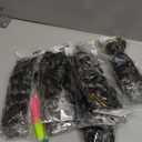 Grey Curly Crochet Hair 14 Inch GoGo Curl Crochet Hair for Women Short Beach Curl Water Wave Crochet Braids for Women 7 Packs Curly Braiding Hair for Boho Braids (14 Inch, 1B/Grey)