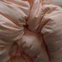 Andency Pink Comforter Set Queen Size, Lightweight Fluffy Farmhouse Pink Ruffle Bedding Set, Soft Polyester All Season Shabby Chic Bed Comforter Set 3 Pieces(1 Ruffle Comforter 2 Pillowcases)