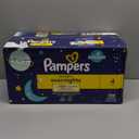 Pampers ZZZ Overnight Diapers, Size 4 (22-37 lbs), 104 Count, Nighttime Protection Disposable Baby Diaper, Night Time Leak and Skin Protection