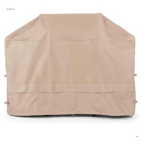 Covermates Ultima Grill Cover – Heavy Duty All-Weather Outdoor BBQ Cover with 600D Polyester, Adjustable Buckle Straps, Reinforced Handles, Mesh Vent, UV, Rip & Water-Resistant, 66 Inch, Ripstop Tan