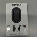 FUVALY Magnetic Phone Grip for MagSafe, 4-in-1 Phone Ring Holder with Mini Tripod & Kickstand, Ultra-Slim MagSafe Accessories for iPhone 17 Pro/MAX 16/15/14 Series (Black)