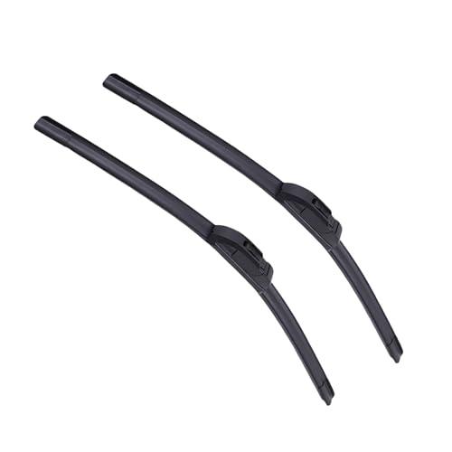 22" and 21" Windshield Wipers Blades (Pack Of 2), OEM Quality Premium All-Seasons Wiper Blades, Stable and Quiet Armor Wiper Blades (21" + 22")