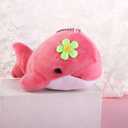 2 x Yellow Mini Stuffed Animal Dolphin Plush Toys Soft Lovely Dolphin Stuffed Keychain Bag Pendants Tiny Ocean Animal Accessories for Keychain Decor Stuffed Animals Car Keychains Car Accessories