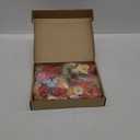 210 Pcs Mini Silk Flower Heads Small Fake Rose Daisy Faux Flowers Bulk for Crafts Artificial 3D Loose Fabric Flowers Heads Sunflower Bulk for Wedding Hair Cap Dresses Decorations (Bright Colors Mixed)