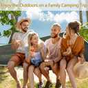 Triangle Hammock, 13ft Camping Hammock with 3 Ratchet Tie Down Straps and Storage Bag, 3 Point Hammocks Portable Max 800 Lbs for 2-3 Adult Kid, Multi Person Tree Hammock for Outside Travel