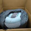 VALUXE 3 Inch Gel Memory Foam Mattress Topper King Size High Density Cooling Pad Pressure Relief Bed Topper Grey (with Removable & Washable Bamboo Cover)