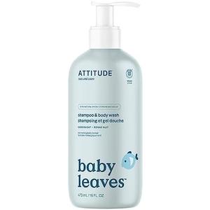 ATTITUDE 2-in-1 Shampoo and Body Wash for Baby, EWG Verified, Dermatologically Tested, Vegan, Good Night, 16 Fl Oz