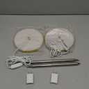 LORDEM Bamboo Grow Light for Indoor Plants, Full Spectrum LED Plant Grow Light, Height Adjustable Growing Lamp with Auto Timer 4H/8H/12H, 4 Dimmable Levels, Ideal for Large Tall Plants, 2 Pack