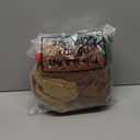 Hoosige 12 Pcs Christmas Stocking 18'' Bulk Thick Plush Fabric Hanging Christmas Stocking Decorations for Xmas Holiday Family Party Tree Fireplace Classic Ornaments (Red,Brown,Khaki,Dark Green)