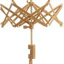 Brainmart Wooden Yarn Swift Umbrella Swift Yarn Winder Knitting Crocheting X-Large Heavy Duty Natural Beach Wood Handmade Swift, Holds up to a 6' Circumference Skein (24 Inch)