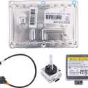 Headlight Control Module, Ballast Headlight Modul, Xenon HID Ballast with Igniter & D1S Bulb, Compatible for Cadillac CTS SRX, for Volvo S60 S80 V70 XC70 XC90, for Audi A4 Quattro S4 89035113