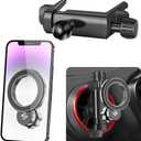 Car Magnetic Phone Mount for Chevrolet Blazer 2019-2025，Camaro 2010-2015，Chevy HHR 2006-2011 Interior Circular Air Vent Accessories Cell Cellphone Holder Screen Charging Magnet Stand Mobile Cradle
