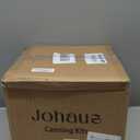 Stainless Steel Canning Pot with Rack & Lid, 21.5 QT Water Bath Canner for Canning, Complete Canning Supplies Starter Kit with Tools, Funnel, Jar Lifter, Tongs for Beginners and Home Use