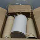 G-SAFAVA 20.25'' Ceramic Table Lamps Set of 2 Small Farmhouse Bedside lamp Creamy White Modern Nightstand End Table Lamps for Living Room Bedroom Study Office