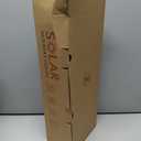 AOSEA Larger Bulbs Solar Garden Lights Outdoor, 2 Pack 18 LED Solar Firefly Lights Fairy Swaying by Wind for Outside, IP67 Waterproof,for Patio Garden Yard Walkway Sidewalk, Black (warm white-black)