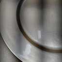 MAONAME Round Charger Plates Set of 6, 13 Inch Brown Charger for Dinner Plates, Farmhouse Faux Wood Plate Chargers, Rustic Table Chargers for Weddings, Party, Silver