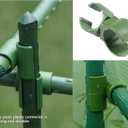 60pcs Adjustable Plant Trellis Connector Clip 3 Types Plant Stake Connectors Garden Tomato Sticks Clip for Plant Supports Climbing (8mm)