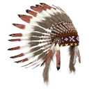 American Chief Indian Native Hat Headwear Costume Accessories for Cosplay Party
