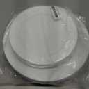 SETUP 60-Piece White Plastic Dinnerware Set  30 10.25" Dinner & 30 7.5" Salad Plates  Heavy-Duty Disposable for Weddings, Catering, Parties