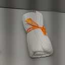 MUKIN Baby Bath Towels, Super Soft Cotton Receiving Blanket for Baby's Delicate Skin,2Pack Swaddle Blanket for Newborns Toddlers Boy Girl,Baby Registry as Shower (White+White)