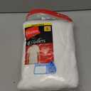 Hanes Men's Cotton Undershirts - Moisture-Wicking Crew Neck Tees, 6 Pack - White, Regular Fit, Size L