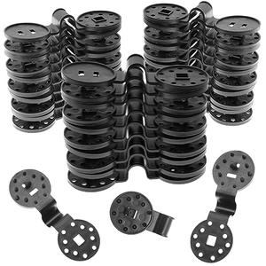 ZYLJHZ 40Pcs Shade Cloth Clips - Black Round Plastic Sun Shade Clip,Shade Cloth Heavy Duty Lock Grip for Sun Shade Net,Gardening Shade Cloth,Anti Bird Netting Windproof Awning Clamp