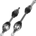 TadaMark 2PCs Front CV Axle Shaft Assembly Fit for Ford Escape 2.5L 2.5 2013-2016 L4 (Only fit for S and SE model) FWD, Left Driver and Right Passenger Side, for 66-2362, 60-2284