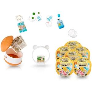 MGA's Miniverse - Make It Mini Animals 5-Pack, Mini Collectibles, Mystery Blind Packaging, Miniatures, DIY, Crafts, Resin Play, Replica Animals, Replica Habitats, NOT Edible, Collectors, Gifts, 8+