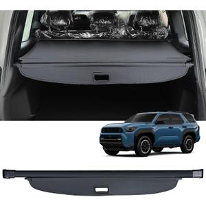 AUXKO Retractable Cargo Cover for Toyota 4Runner 2026-2025, Carbon Fiber
