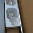 Ivilon Curtain Rod with Ball Finials - 1 inch Pole. 48 to 86 Inch. Satin Nickel