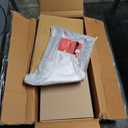 Anji Mountain Heavy Duty Waterproof Wooden Shoe Storage Mat Organizer/Boot Storage Tray Multi Use for Entryway with Coir, Black and Ivory Insert, 1 Tier, Fits 2 Pair (26.5" Wide)