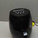 Elite Gourmet EAF5317D Digital 5.3Qt Hot Air Fryer 7 Menu Functions 1350W Oil-Less Healthy Cooker, Timer & Temperature Controls, PFOA/PTFE Free, Black