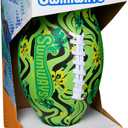 Swimways Hydro Waterproof Football, Outdoor Games for Adults and Kids, Swimming Pool Accessories and Pool Party Games,9.25 Inches, Green