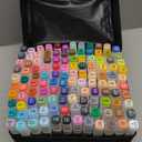 Alcohol Markers Set 120 Colors - Coloring Markers for Adult Coloring Books Professional Permanent Blending Marker Pens Artist Sets for Drawing Painting Sketching Illustration Kids Gifts