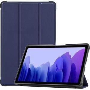 TPU Soft Tablet Cover for Samsung Galaxy Tab A7 10.4"(2020 2022 Release),Ultra Slim Folio Stand Leather Case for Samsung Galaxy Tab A7 10.4 SM-T500 T503 T505 T507 T509 (TPU-Dark Blue)