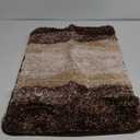 Arotive Microfiber Bathroom Rugs, Shaggy Soft and Absorbent Bath Rug, Non-Slip, Thick Plush Machine Washable Dry Bath Mats for Bathroom, Tub and Shower, 30x20, Brown