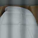 Niagara Sleep Solution Cloud-Like Queen Mattress Topper - 100% Cotton Top Mattress Pad for Back Pain Relief - Breathable & Naturally Cooling for Hot Sleepers, Dark Gray