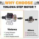 JF011E RE0F10E F1CJA CVT Transmission Step Motor Stepper Motor for Nissan Altima Rogue 2.5L 2009-2012, Nissan Sentra 2.0L 2.5L 2007-2012, Dodge Caliber 2.0L 2007-2012 Valve Body Parts