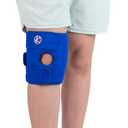 KARM Kids Knee Brace - Osgood Schlatter Knee Brace Youth for Kids, Sports, Pain, Arthritis, Patella, Meniscus Tear, MCL, ACL - Adjustable Compression Support for Child, Boys & Girls (Blue)