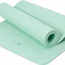 Keep 72" x 24" TPE Yoga Mat Non Slip, 1/4 Inch (6mm) Exercise Mat for Home Workout, Gym, Yoga, Pilates & Stretching with Carrying Strap, Oat White
