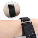 TStrap Compatible with Apple Watch Band for Men - Black Nylon iwatch 49mm 46mm 45mm 44mm 42mm Sport Bands Extra Long XL - Military Athletic Strap Correas for Ultra 1/2 Series 10 9 8 7 6 5 4 3 2 1 SE