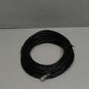 Cat6a Ethernet Cable Slim 100ft Outdoor&Indoor, 28AWG Pure Copper Cat6 Internet Cable for Waterproof & Direct Burial, Flexible Cat6 Ethernet Cable 10G 550MHZ, Cat 6 Network cable for Indoor Black