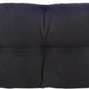 Klear Vu The Gripper Non-Slip Tufted Bench Cushion for Indoor Furniture, Assembled in USA, Entryway Storage, Bay Window, Corner Nook or Piano Seat, 43 Inches, Solid Black