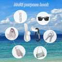 Bogg Bag Letter Charms 9Pcs - Waterproof Rubber Alphabet/Flower Decor, DIY Insert for Bogg Beach Totes (Women & Girls)