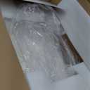 Acrylic Folding Tray with Curved Top - 22" H x 19" L x 15" W - Acrylic Table for Living Room, Bedroom & Kitchen - Portable Clear Table - Can Hold Weight Upto 20lbs (Storage Bag Included)