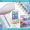 2025 Planner Weekly and Monthly, 8.5" x 6.1" Calendar Planner Daily Jan 2025 - Dec 2025, Flexible Hardcover Notebook with Holidays Monthly Tabs, Oil Painting Flower (Style A)