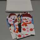 ZQDQIUQIU Christmas Treat Bags,Christmas Gift Bags with 24PCS Stickers,Xmas Candy Treat Bag Paper Goody Bags for Cookies Holiday Gift Goodie Bags for Xmas Party Favors