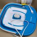 Homedics Smart Space Bubble Mate Collapsible Foot Spa, Heat-Maintaining, Bubble Massage with Pumice Stone and Splash Guard