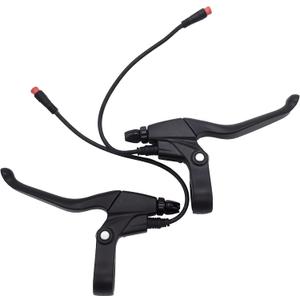E-Bike Brake Lever, Brake Grips for Electric Bike or E Scooter,Ebike Accessories Cut Off Power When Brakes Ebike Parts (2PIN Waterproof Connector 20cm)
